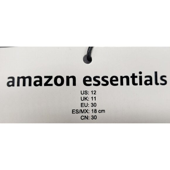 NWT Boys Child Sz 12 Loafers Dress Shoes Slide On Black Unisex Amazon Essentials - Picture 7 of 7